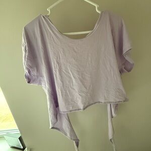 lululemon athletica Women's Light Purple Wrap Top